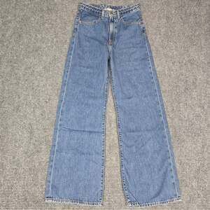 Levi's Ribcage Wide Leg Braided Jeans 27x32 Blue High Rise Denim Womens